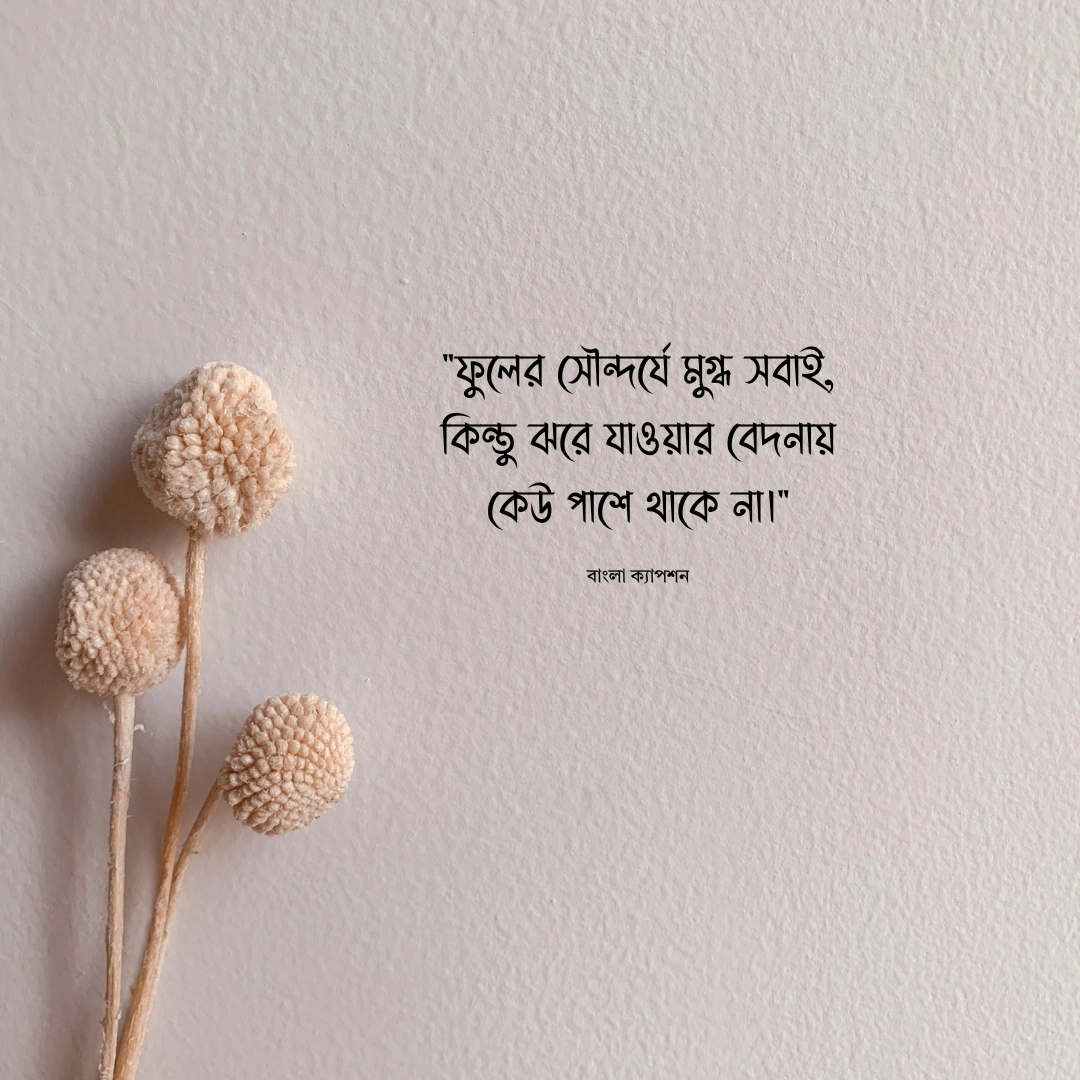 ফুল নিয়ে কষ্টের স্ট্যাটাস