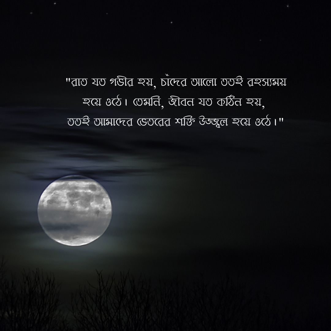 চাঁদ নিয়ে ক্যাপশন বাংলা পিক 1