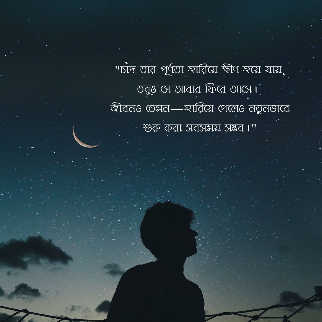 চাঁদ নিয়ে ক্যাপশন বাংলা পিক 2