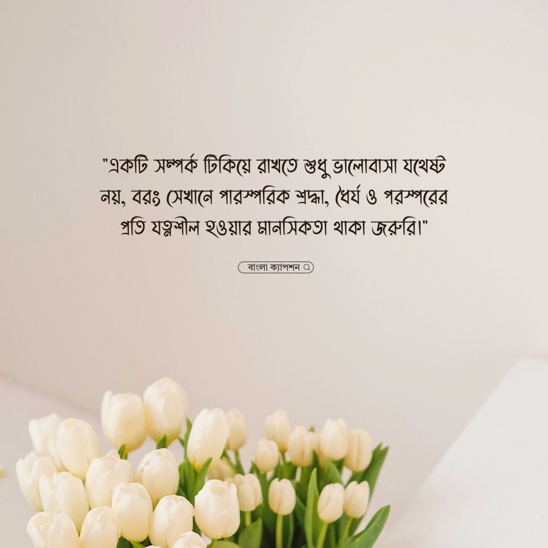 সম্পর্কের গুরুত্ব নিয়ে উক্তি পিক
