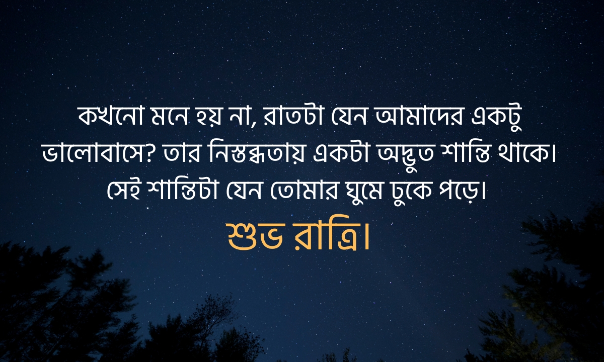 রাতটা যেন আমাদের একটু ভালোবাসে শুভ রাত্রি শুভেচ্ছা পিকচার