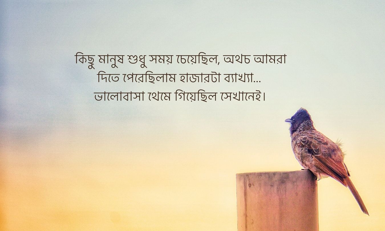 সময় নিয়ে ভালোবাসার উক্তি পিক