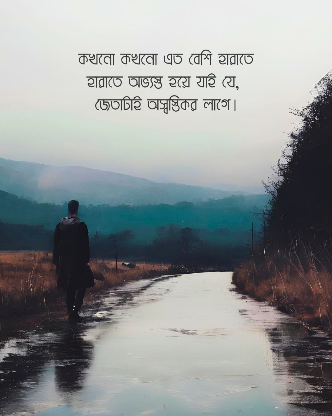 কখনো কখনো এত বেশি হারাতে হারাতে অভ্যস্ত হয়ে যাই যে - উক্তি পিকচার
