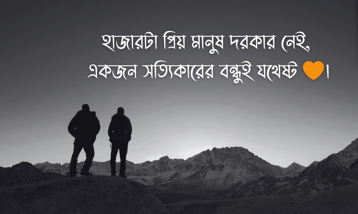 বন্ধু নিয়ে স্ট্যাটাস ছবি