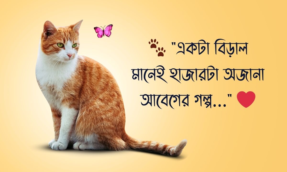 বিড়াল নিয়ে ক্যাপশন পিক