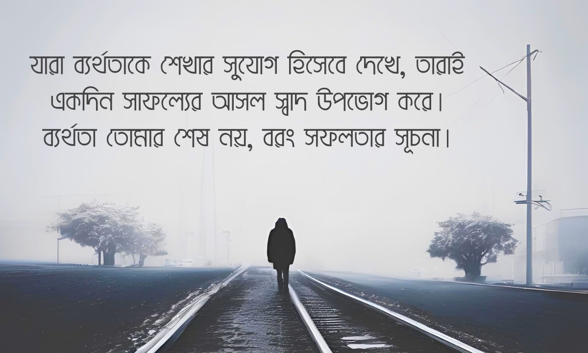 সফলতা নিয়ে স্ট্যাটাস - যারা ব্যর্থতাকে শেখার সুযোগ হিসেবে দেখে