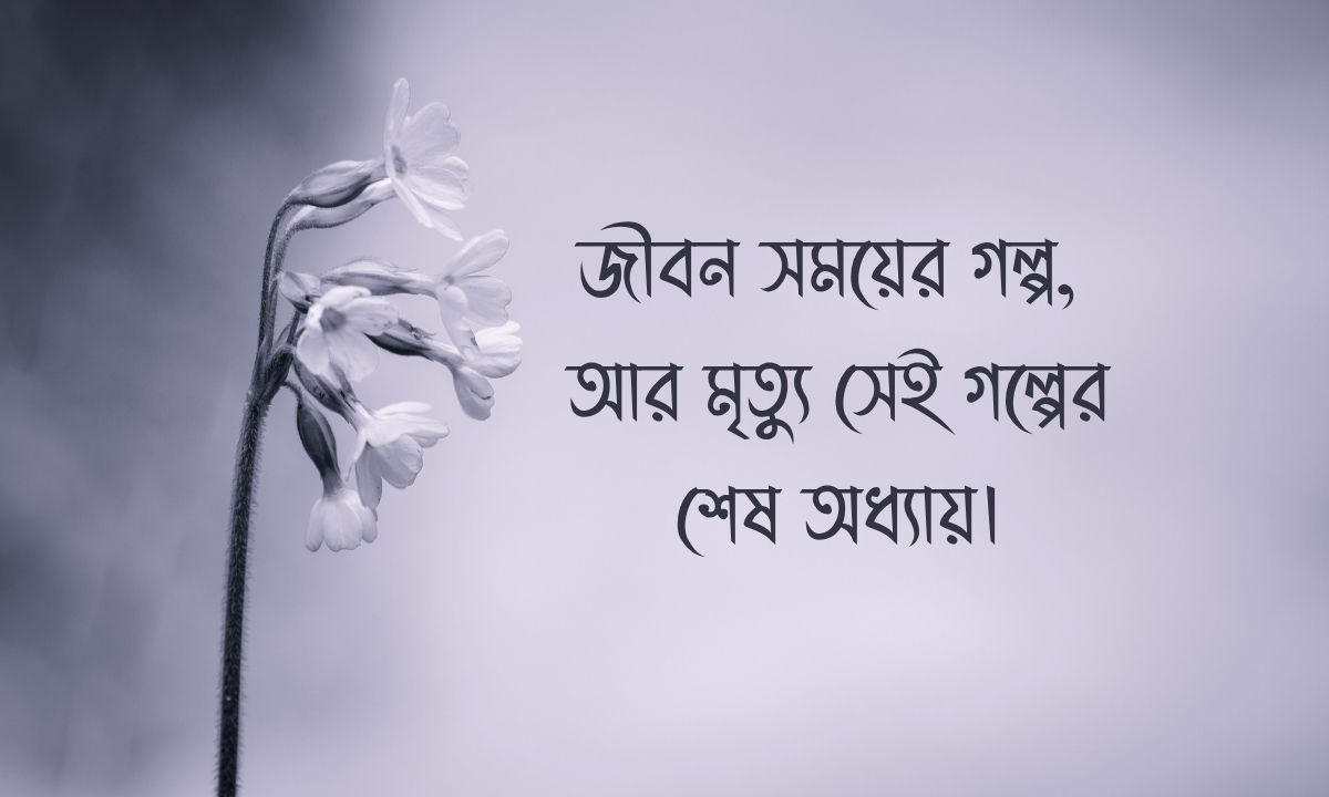 মৃত্যু নিয়ে ক্যাপশন ছবি
