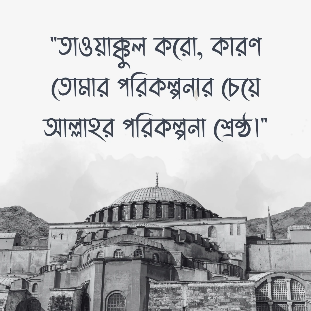 ইসলামিক স্ট্যাটাস পিকচার - তাওয়াক্কুল করো