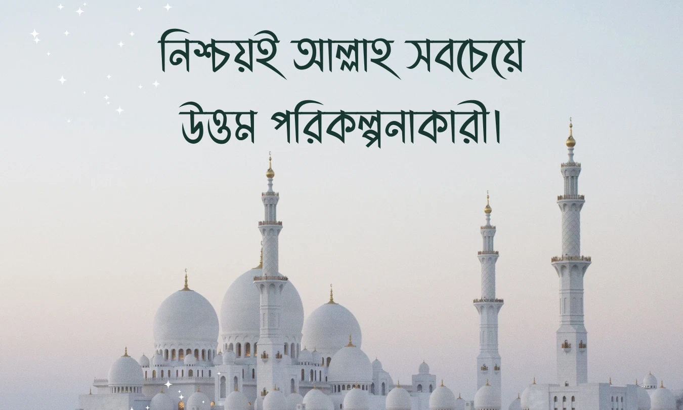 নিশ্চয়ই আল্লাহ উত্তম পরিকল্পনাকারী ছবি