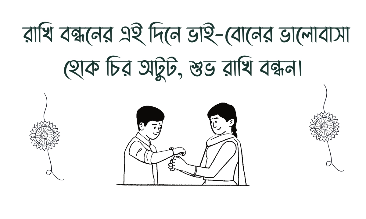 রাখি বন্ধনের শুভেচ্ছা ছবি